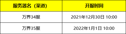 《万界英雄》12月28日-1月2日 开服公告_万界英雄